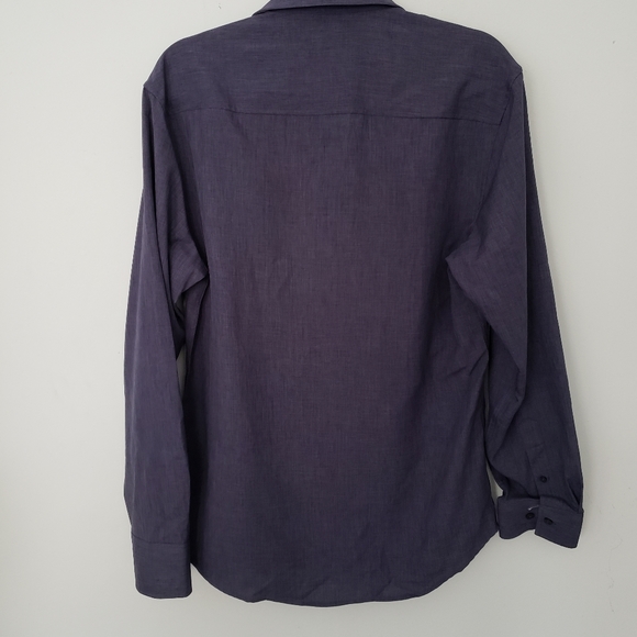 NWT blue button down dress shirt - Picture 2 of 6